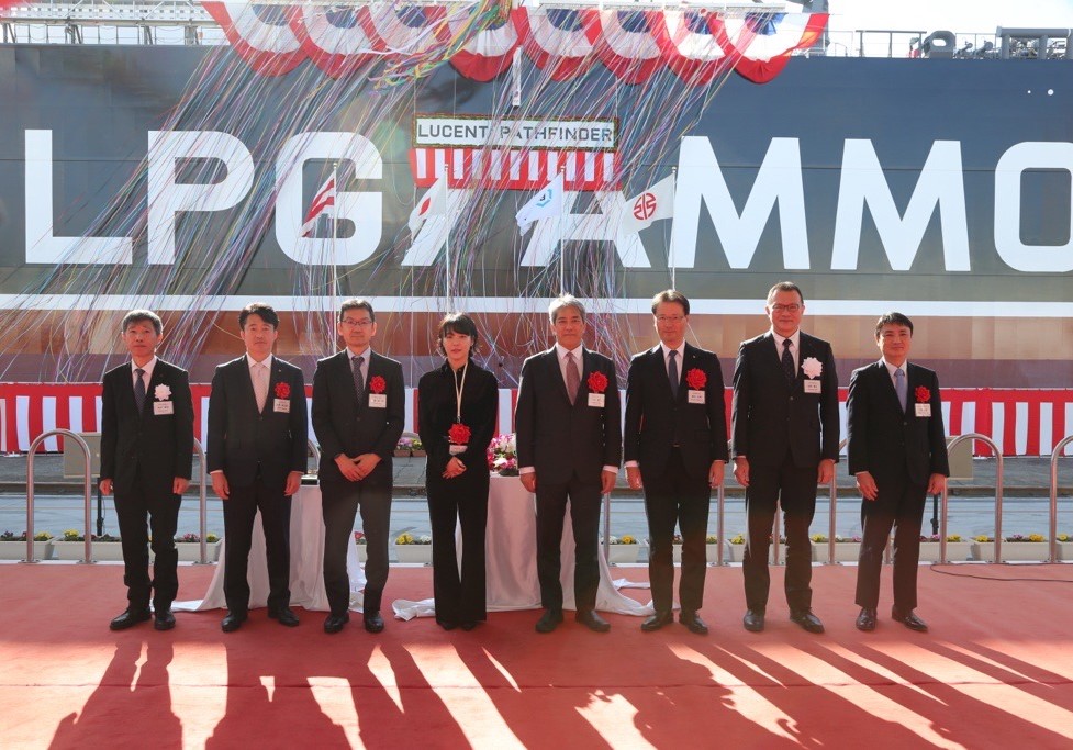 【新造船】次世代燃料への架け橋、大型LPG・アンモニア運搬船「LUCENT PATHFINDER」と命名